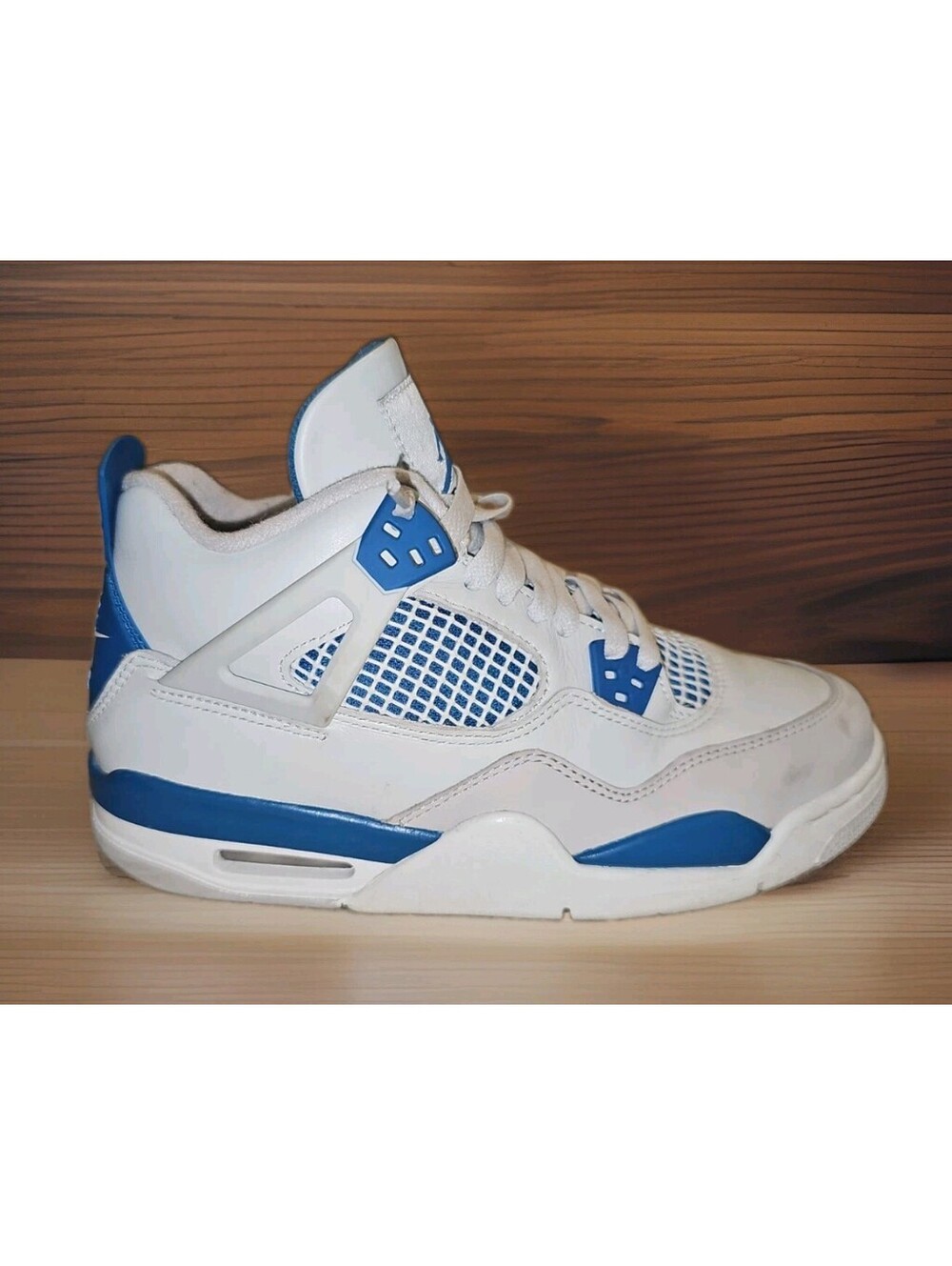 Size 6.5Y - Nike Air Jordan 4 Retro GS Military Blue Shoes - HF4281141